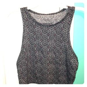 Gray and Pink pattern aeropostale tank top size S